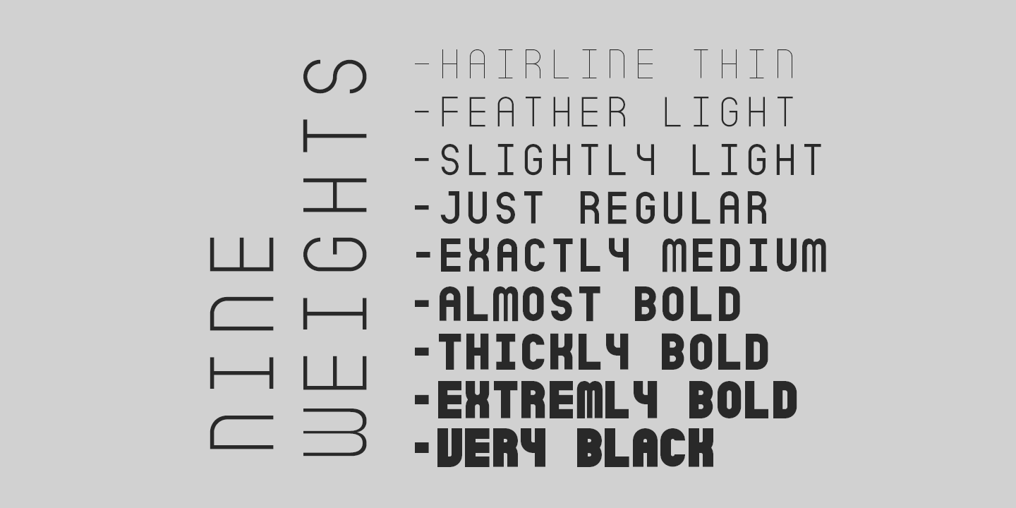 Sicret Mono Extra Light Font preview